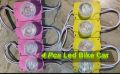 Bike 4 pc gol led light install under tank. 