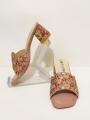 Ladies and Womens High Heel Super Design Hand Work Shoes | Hand Work Heel. 