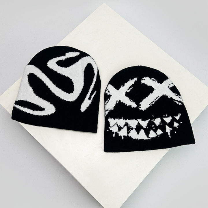 Hip%20Hop%20Letter%20Funny%20Wool%20Knitted%20Hats%20Warm%20American%20Style%20Autumn%20and%20Winter%20New%20Beanies%20Versatile%20Street%20Fashion%20Personal%20Niche%20-%20Image%206