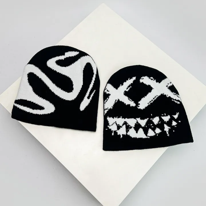 Hip%20Hop%20Letter%20Funny%20Wool%20Knitted%20Hats%20Warm%20American%20Style%20Autumn%20and%20Winter%20New%20Beanies%20Versatile%20Street%20Fashion%20Personal%20Niche%20-%20Image%206
