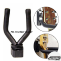 (Ready to send) Nanochip guitar hanger wall mount model CC-02 black soft sponge strong base free drill full set guitar hanger. 