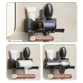 Hair Dryer Holder Wall Dryer Bracket Straightener Stand Hairdryer Organizer Hair Brush Storage Box Bathroom Accessories.