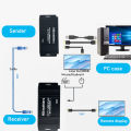 HDMI KVM Extender Over Cat5e/6 Cable up to 50M USB 2.0 KVM HDMI Extender with HDMI Loop Out for PC Laptop Monitor 1080P&POC. 