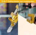 2in1 Glass Tile Cutter Breaking Pliers Hand Mirror Cutter Tool Portable Ceramic Tile Opener Manual Tile Cutter Construction Tool

M. 