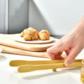 Silicone Food Toast Tongs Trivet Tongs for Kitchen Tongs Non-slip Cooking Clip Clamp BBQ Salad Tools Grill Kitchen Accessories. 