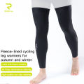 RRSKIT Bicycle Warm Leg Sleeves Running Fitness Sports Gear Autumn Winter Plus Velvet Legwarmers MTB Road Bicycle Thermal Leggin. 