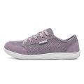 HOBIBEAR Unisex Barefoot Shoes Wide Toe Minimalist Zero Drop Walking Sneakers Lace-Up Outdoor Lightweight Casual Shoes.
