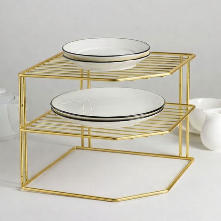 Smart%20Design%203-Tier%20Kitchen%20Corner%20Shelf%20Rack%20-%20Steel%20Metal%20Wire%20-%20Rust%20Resistant%20-%20Plates,%20Dishes,%20Cabinet%20and%20Pantry%20Organizer%20-%20Kitchen%20Organization%20-%209%20x%208%20Inch%20-%20-%20Image%204