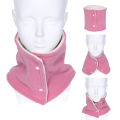 Winter Couple Double-sided Polar Fleece Neck Gaiter Luxury Brand Thick Ring Muffler for Women Warm Cashmere Neck Cover Scarf. 