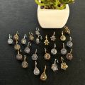 12/6/3Pcs Oxidized Golden/Silver Non-Pierced Noseclip NosePin NoseRings & NoseStud for women. 