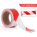 5MM×100M， hazard warning, safety stripe warning tape, non adhesive barrier tape, suitable for warning dangerous buildings. 