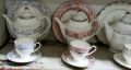 Bone China Tea Set 24 Pcs Lightweight Premium Quality Imported 6 Persons Serving. 