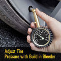 AQTQAQ Car Tire Pressure Gauge, Heavy Duty Tire Gauge Accurate,Low & High Air Pressure Gauge,Tire Gauge for Car and Trucks Tires. 