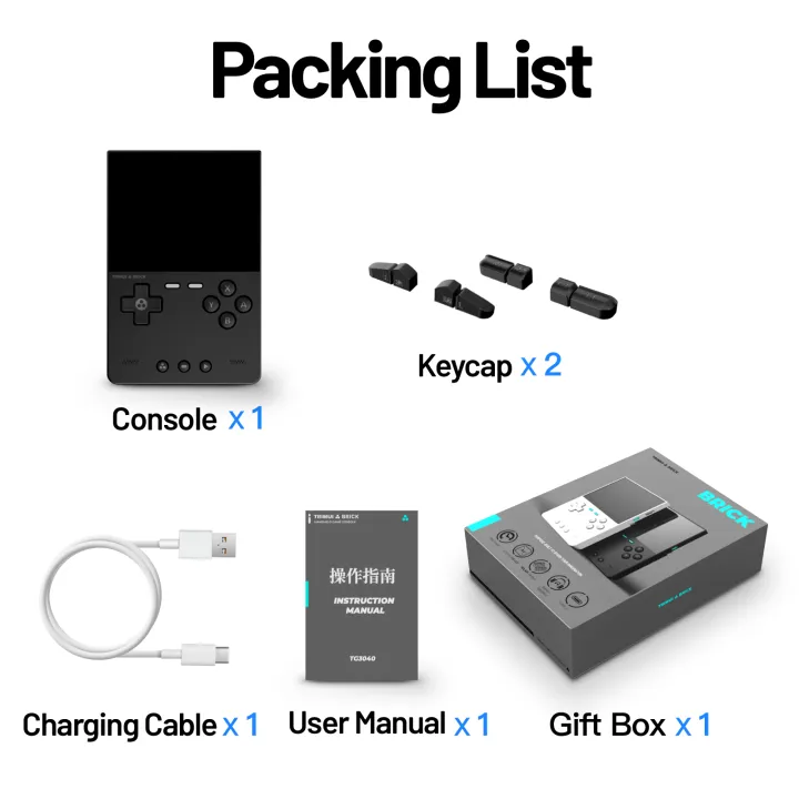 TRIMUI%20BRICK%20CNC%20Metal%20Retro%20Handheld%20Console%203.2"%20%201024x768%20IPS%20Linux%20Mood%20LED%20Free%20Keycap%203000mAh%20WiFi%20%20for%20Game%20Lovers%20-%20Image%207