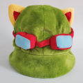 Game Lovely kawaii Swift Scout Timor Teemo's Hat LOL Cosplay High Quality Plush Warm Hat Party Teemo Cap.
