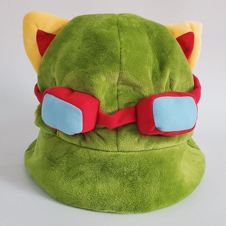 Game%20Lovely%20kawaii%20Swift%20Scout%20Timor%20Teemo's%20Hat%20LOL%20Cosplay%20High%20Quality%20Plush%20Warm%20Hat%20Party%20Teemo%20Cap%20-%20Image%202