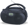 CD/MP3 Player Boombox with Bluetooth AM FM Radios and USB/MP3, Bass Boost, AC DC Power.