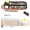 5-61Pcs Pottery Clay Sculpting Tools Pottery Carving Tool Kit With Carrying Case Bag For ceramics Supplies Polymer Sculpture Set. 