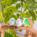 8pcs Miniature Bird Figurines, Mock Animal Toy Mini Cute Pet ModelFOr Fairy Garden, Moss Micro Landscape. 
