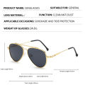 New Pilot Frame Sunglasses For Men's High-end Driving 2025 New Uv-proof Fashion Driving Sunglasses 2106. 