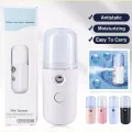 Nano Mist Facial Sprayer USB Humidifier Rechargeable Nebulizer Face Steamer. 