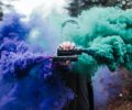 Color smoke_bom_b shell Birthday Celebration Accessories _smoke Flare / Shell For Party Wedding Birthday Decoration/ hangout. 