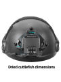 Aluminum Alloy Helmet Mount for Hero 13 12 11 10 9, Quick Release Action Camera Base for Fast Helmet POV Shooting.