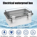 Outdoor plastic distribution box, IP67 waterproof box, made of ABS material. 