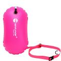PVC High Visibility Open Water Swimming Inflatable Waterproof Bag Inflatable Air Float Swimming For Swimmers Buoy. 