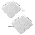 Creative 4 Holes Cement Jar Silicone Mold DIY Multiple Shapes Gypsum Scented Candle Cup Resin Mold Mini Craft Gift Making Tools.