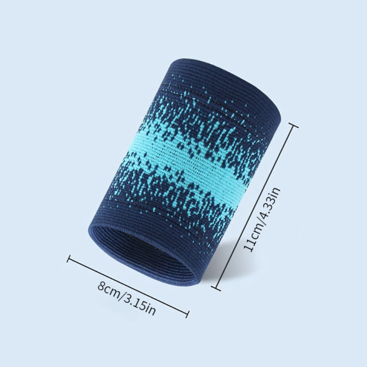 GTUBIKE%201%20Pair%20Compression%20High%20Elasticity%20Knitted%20Breathable%20Moisture%20Wicking%20Athletic%20Sweatbands%20Sports%20Wristband%20Wrist%20Brace%20-%20Image%202