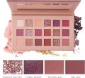 "18-Color Eyeshadow Palette with Glitter & Matte Shades – Long-Lasting, Versatile Makeup Palette for Stunning Eye Looks". 