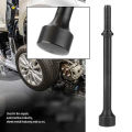 1Pc Smoothing Pneumatic Drifts Air Hammer Bit Set Extended Length Impact Tool Chrome molybdenum steel. 