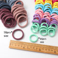50Pcs Girls Nylon  Bands Elastic Hair Bands Hair Accessories Children Ponytail Holder Headband Kids Ornaments . 