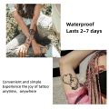 1 Sheet Lion Cross Tattoo Sticker Waterproof Lasting Temporary Tattoo. 