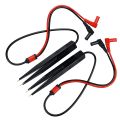 2PCS SMD LCR Chip Test Clip Capacitance Inductor Resistance Test Clip Meter Lead Probe Multimeter Tweezer. 