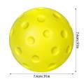 1PC  Indoor Pickleball Balls Silent Pickleball Practice PU Ball Indoor Warm-up Solution Beginners Professionals Use Pickleball. 