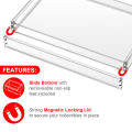 For Nintendo Switch 2 Game Card Acrylic Storage Display Case Clear OLED Cartridge Box Protector for NS Switch 2 OLED LITE. 