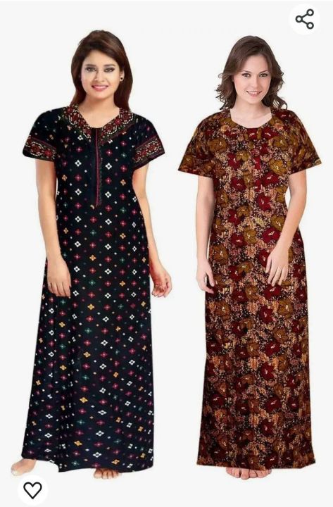 Lawn%20Nighty%20for%20women%20lawn%20Printed%20Mexi%20Gown%20Nighty%20Night%20Dress%20For%20Women's%20(Free%20Size)%20-%20Image%203