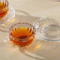 Delisoga Glassware Tea Cup & Saucer 12 Pcs. 