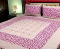 Embroidered Patch Work King Size BedSheet - High Quality - Cotton Double Bedsheet Embroided by Dazzling point. 
