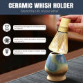 4PCS Japanese Matcha Set with Ceramic Bowl Bamboo Matcha Whisk Teaspoon Tea Sets Tea Lovers Tea-making Tools Accessories.