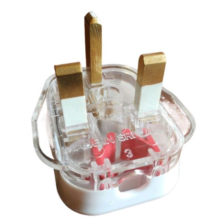 13A plug top with fuse (polycarbonate)