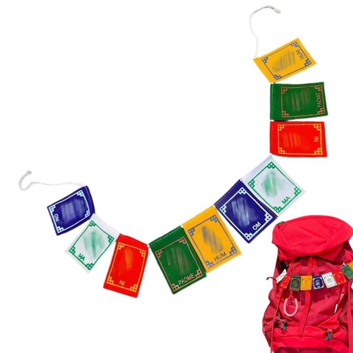 Mini Traditional Tibetan Prayer Flags 5 Element Colors Handmade Wind ...