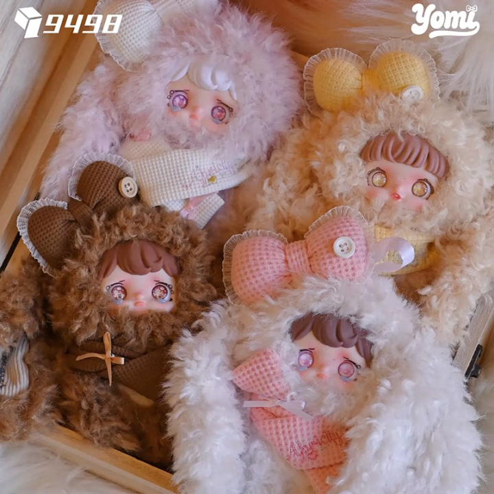 Yomi Balmy Winter Days Series Plush Blind Box Backpack Charm Cute Trendy Mysterious Surprise Blind Box Decoration Birthday 