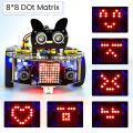 Keyestudio 3 in 1 Pico Robot for Raspberry Pi Pico Cars Support Python &C Tutorials Programming Compatible With LEGO Robot Kit. 