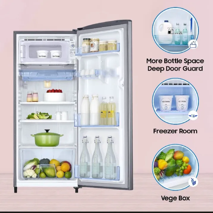 SAMSUNG%20192%20ltr%20%20RR20C2722CR/IM%20%20Single%20Door%20Refrigerator%20-%20Image%203