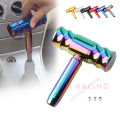 Gear Shift Knob Aluminum T Handle Shifter Car Knob Joystick Style Gear Stick Lever Shift Fit Most Automatic Manual Transmissions.