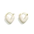 Kpop Sweet Minimalist Love Heart Drop Earrings for Women Wed Korean Fashion Elegant Earrings Aesthetic Piercing Ear Jewelry New. 