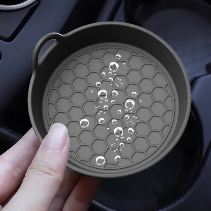 SEAMETAL%202Pcs%20Car%20Coaster%20Water%20Cup%20Holder%20Silicone%20Non-slip%20Drink%20Cup%20Mat%20Waterproof%20Heat%20Insulation%20Car%20Cup%20Mat%20Accessories%20-%20Image%202